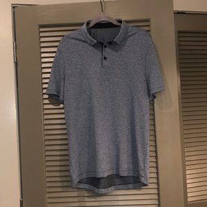 Lulu lemon mens blue polo medium